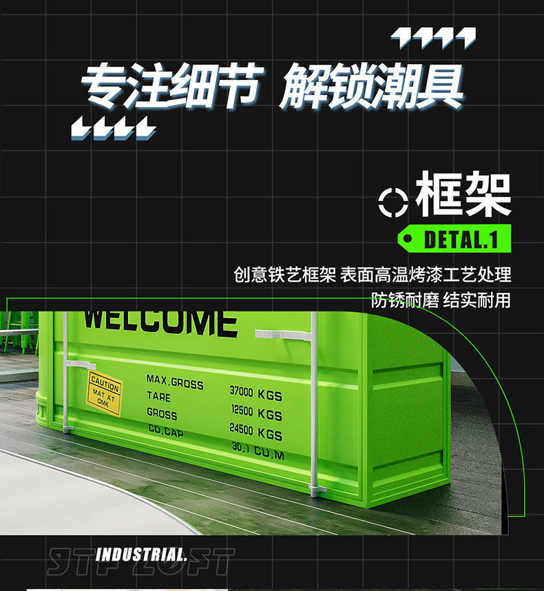 Thumbnail: Green Stand Luxury Reception Desk Info Bar Counter Conference Store Furniture