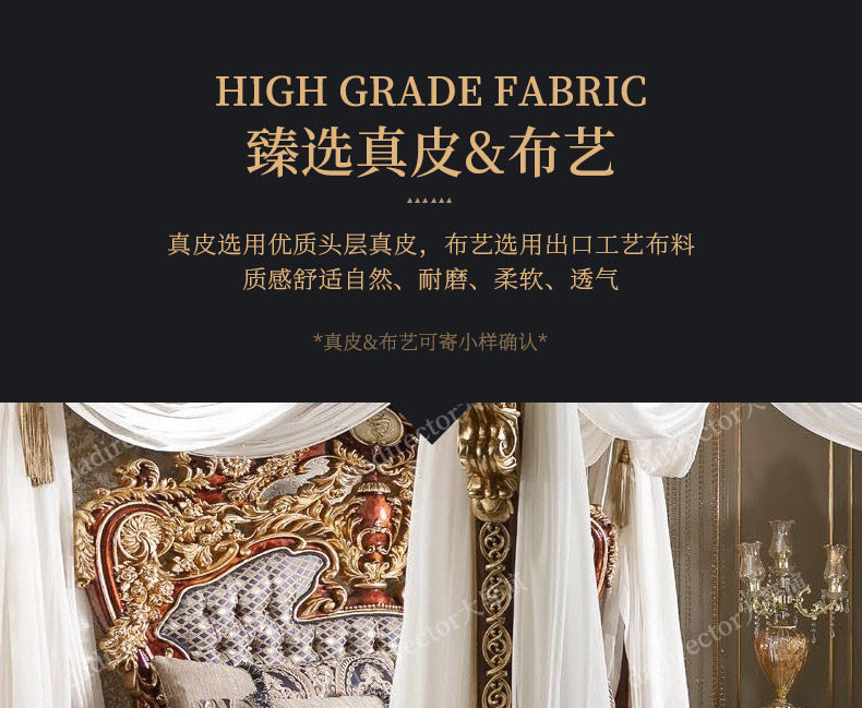 Thumbnail: Wood Bed Unique King Headboard Modern Luxury Bedroom Furniture