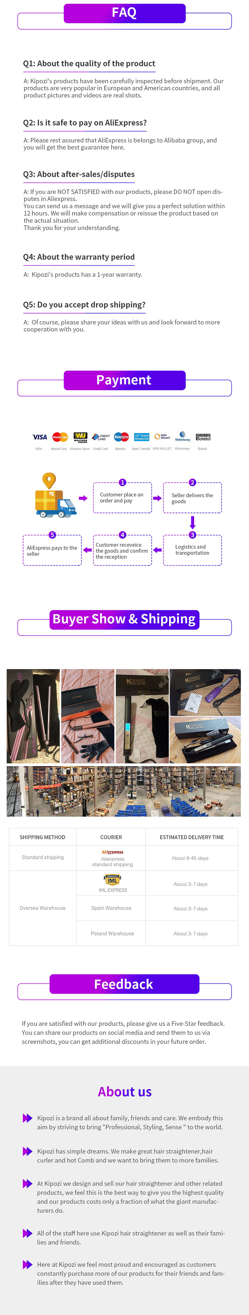 Thumbnail: Hair Straightener Flat Iron Curling Iron Titanium Instant Heating Flat Iron