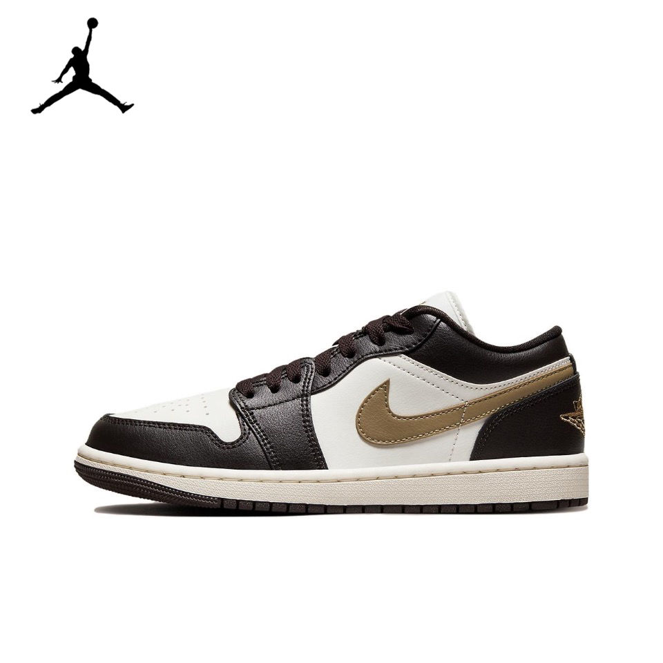 ภาพขนาดย่อ: Original Air Jordan 1 Low "Panda""Oreo" Men Women Retro Basketball Sneakers