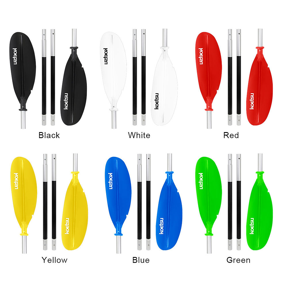 Miniatura: 4-Piece Aluminum Paddle Two Way Paddle One Way Paddle  Kayak Boat Paddle