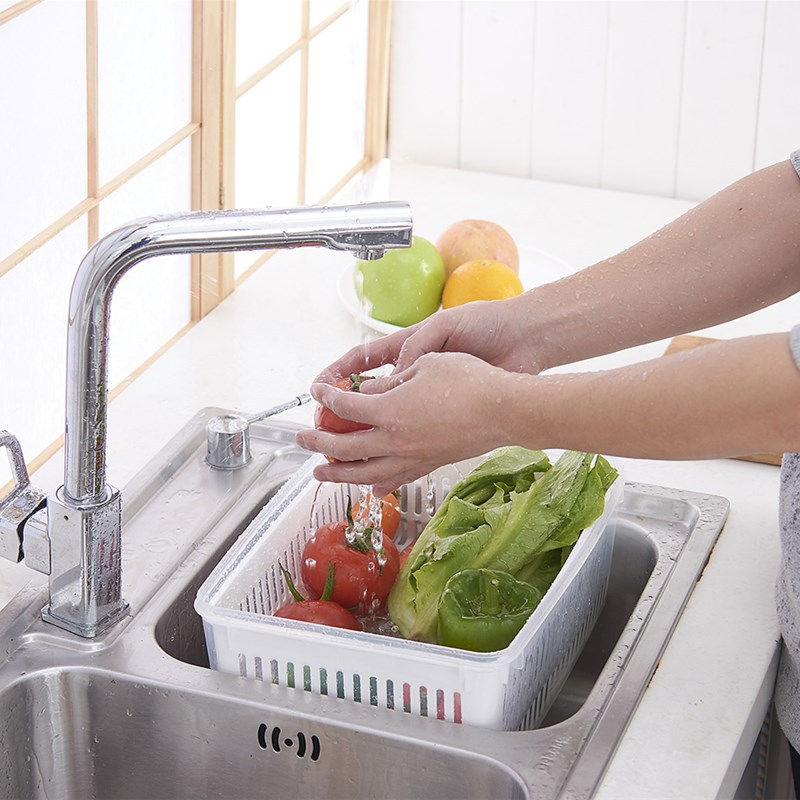 縮圖：Refrigerator Organizer Fridge Storage Box Fresh Vegetable 