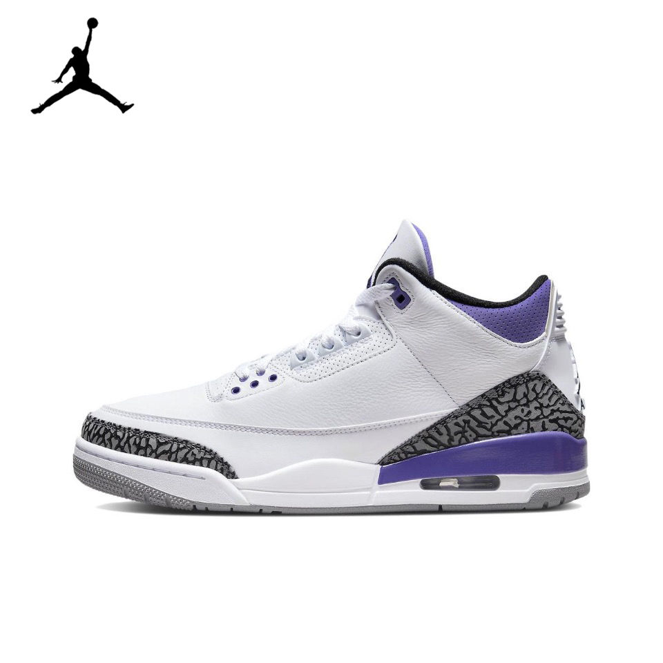 ภาพขนาดย่อ: Original Air Jordan 3 “Black Cement"  Black & White Red Chicago Classic Retro