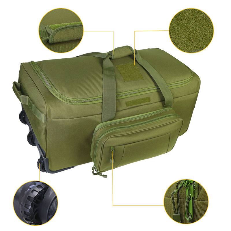 Thumbnail: 124L Large Capacity Outdoor Camping Travel Bag Large Trolley Case Waterproof 