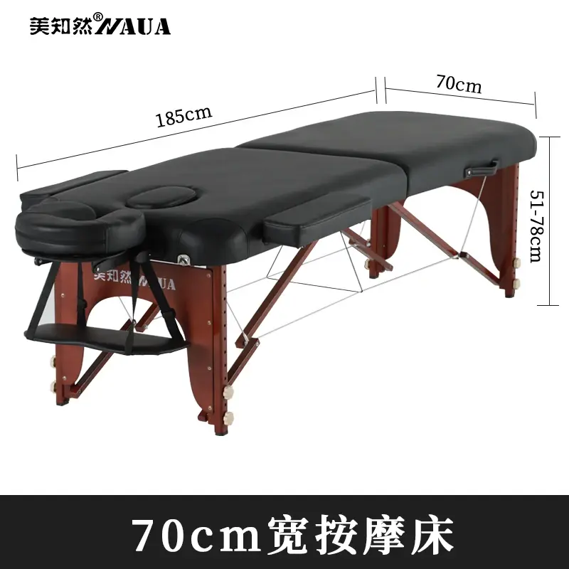 Hình thu nhỏ: Beauty Lash Tattoo Bathroom Massage Bed Wooden Table Adjust Salon Furniture