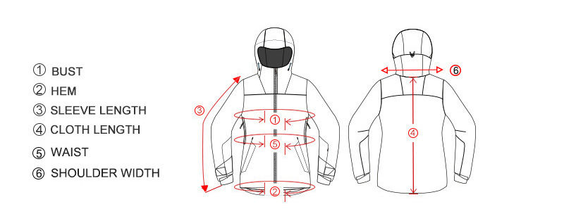 Miniatura: Men's Ski Suit Waterproof Jacket Pants Mountain Skiing Trekking Hiking Hunting 