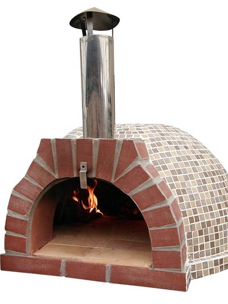 Thumbnail: Restaurant Insulated Brick Wood Burning Pizza Oven Indoor or Outdoor Wood Fire