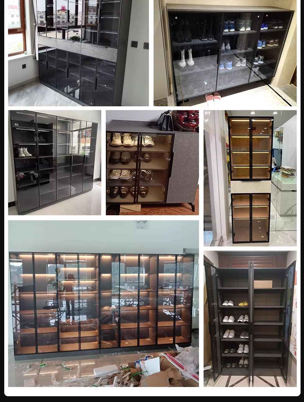 Thumbnail: Narrow Vertical Shoe Cabinet Multi Layer Shoe Cabinets Organizer Storage