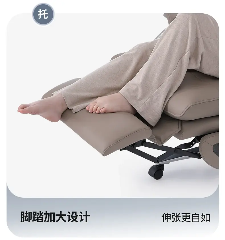 Miniaturbild: Luxurious Leather Office Electric Massage Lounge Gaming Chair Office Furniture