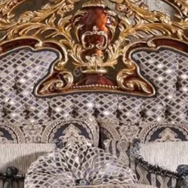 Thumbnail: Wood Bed Unique King Headboard Modern Luxury Bedroom Furniture