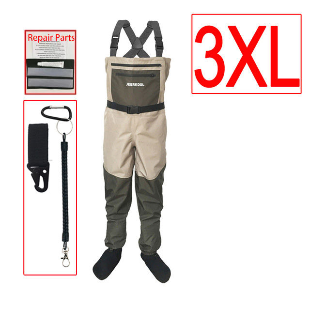 Миниатюра: Waterproof Hunting Fishing Waders with Neoprene Socks for River Sea Fishing