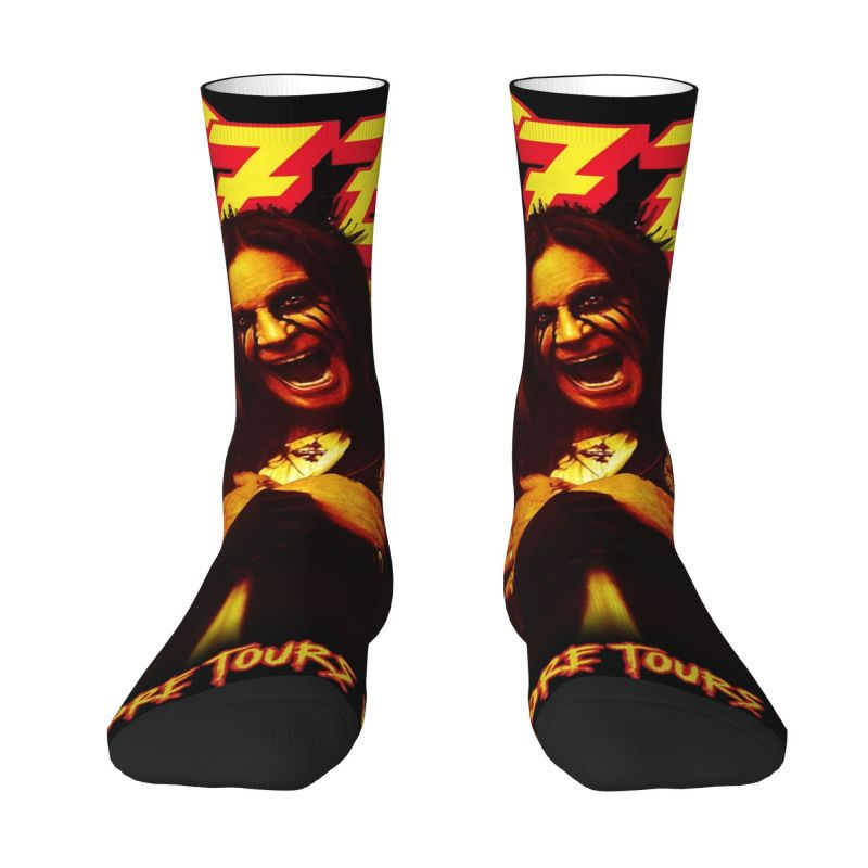 Thumbnail: Ozzy Osbourne Rock Heavy Metal Crew Socks Unisex Dress Socks