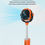 Miniatura: Camping Fan Circulator Standing Electric Fan with LED Light Remote Control