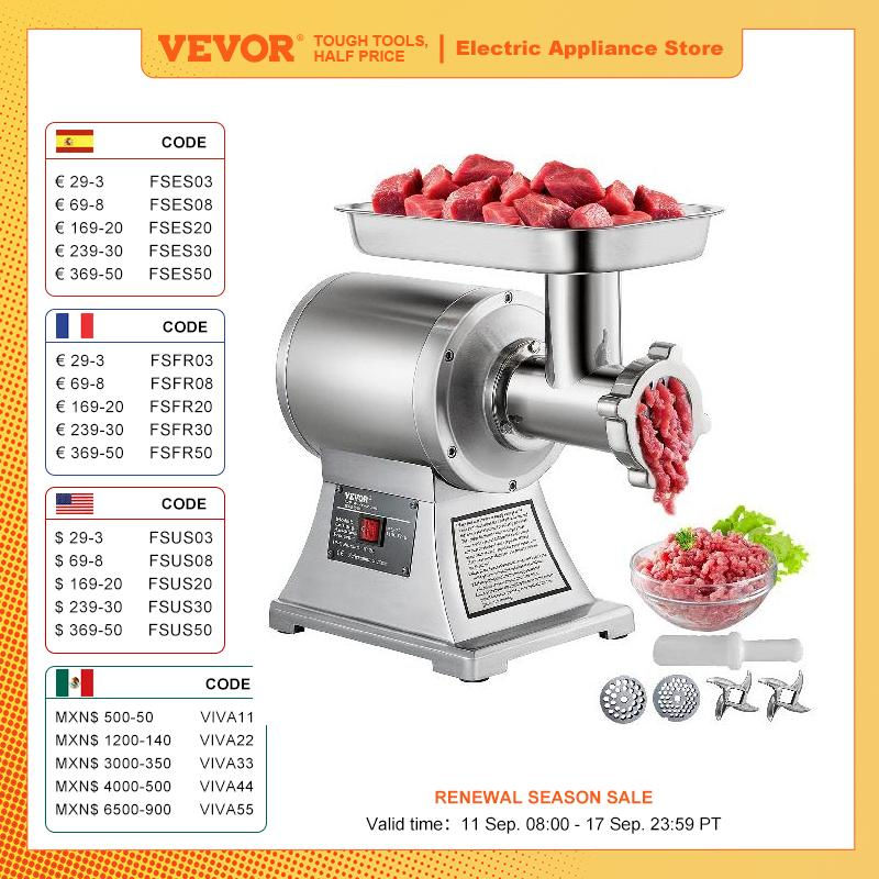 Thumbnail: Meat Mincer Mini Portable Chopper Blender Food Processors Grinder 