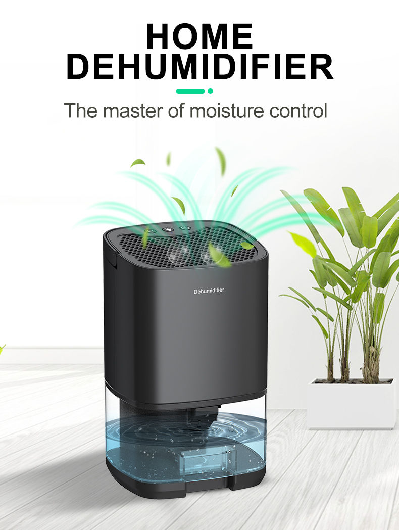 Thumbnail: Dehumidifier water tank silent moisture absorber air dehumidifier home kitchen