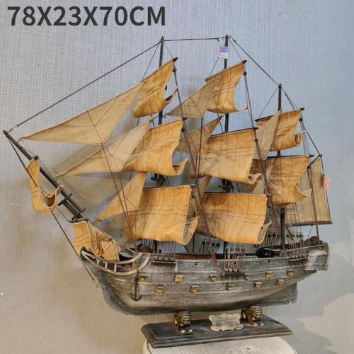 Thumbnail: Sunchamo Vintage Solid Wood Sailboat World Famous Used Manual 