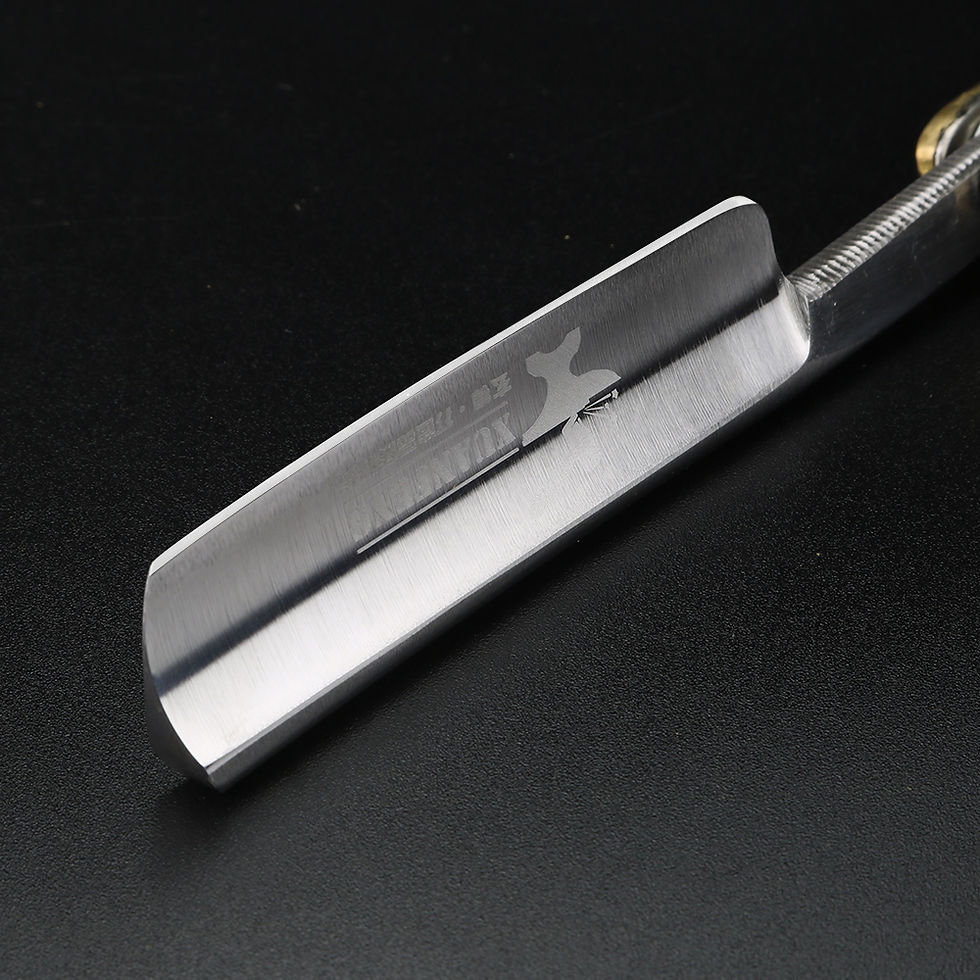 الصورة المصغرة: Wooden Handle Folding Razor Hardened Steel High Hardness Sharp