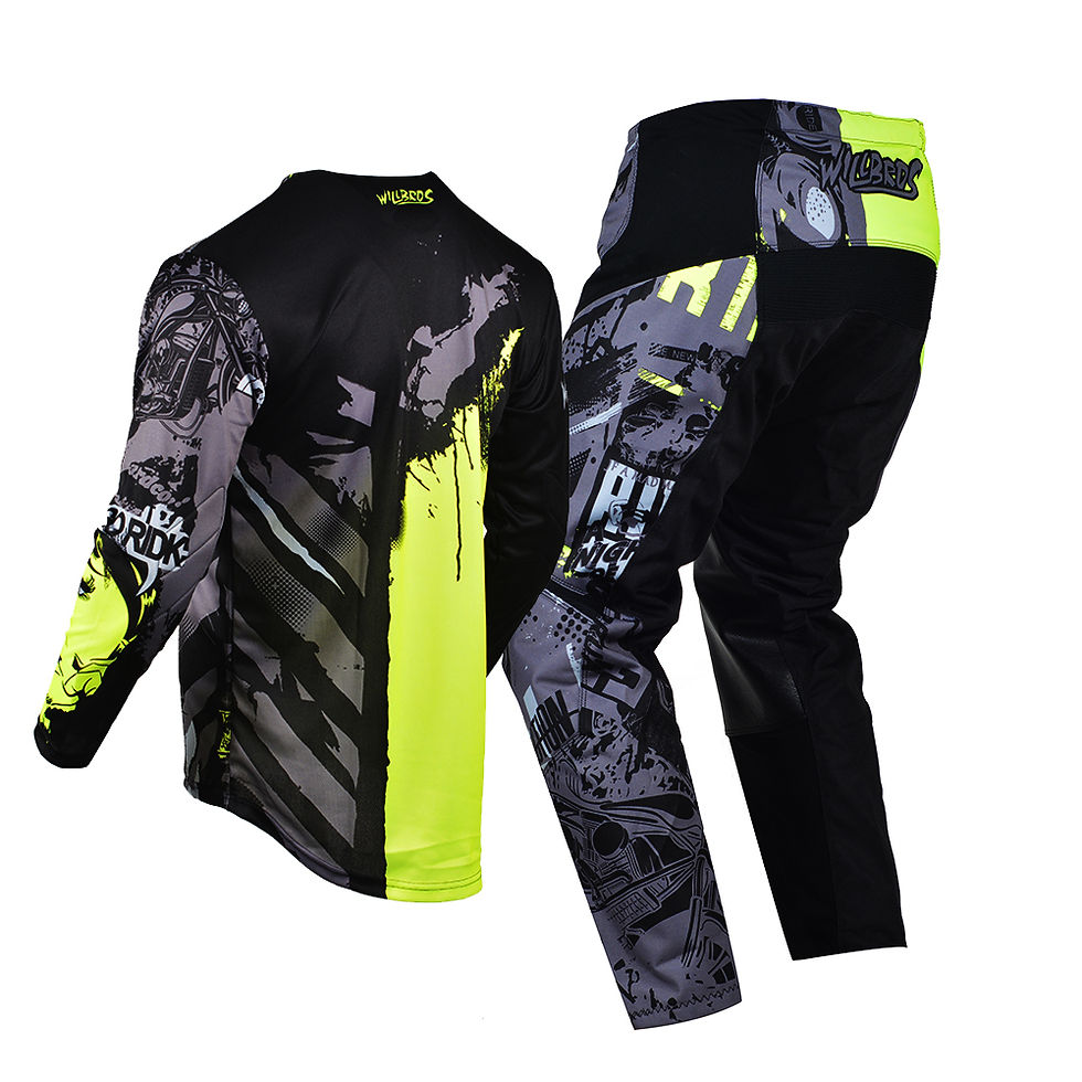 Miniatura: Moto Cross Jersey Pants Gear Set Youth Child Outfit Motocross 