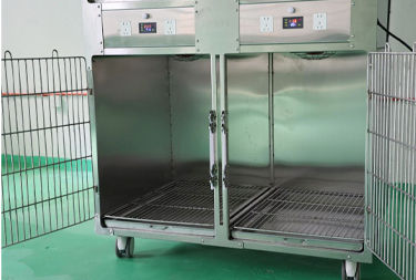 Thumbnail: Stainless Steel Pet Shop Dog Cat Animal & Veterinary Pet Cages Carriers Houses