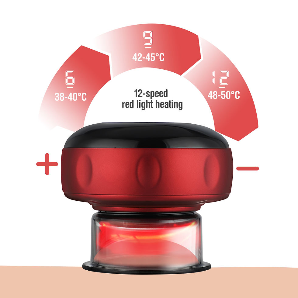 Thumbnail: Cupping Vacuum Jars Heating Suction Cup Cellulite Medical Chinese Relax Guasha