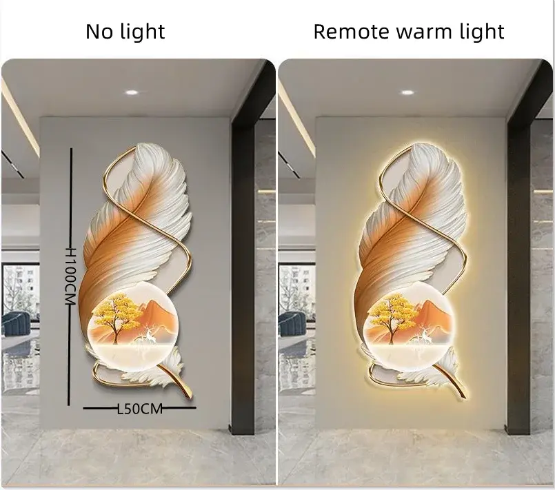 الصورة المصغرة: Modern Creative Wall Decoration Mural Lighting Wall Bedroom Study LED Wall Lamp