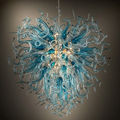 Miniatura: Hotel Wall Art 100% Hand Blown Murano Glass Plates Design Hanging Wall Light