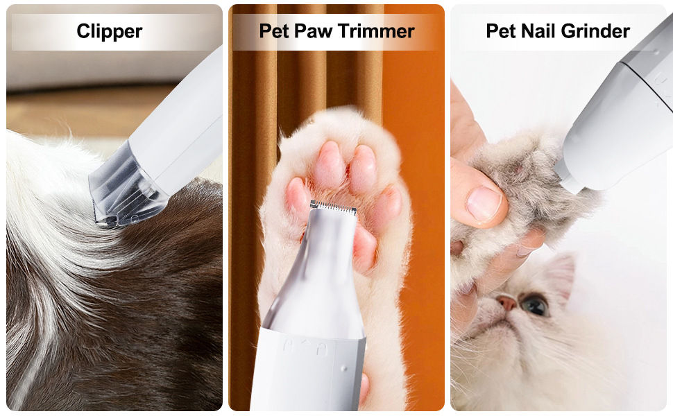 Thumbnail: Multi-functional Pet Grooming Device 7-in-1 Dog Cat Kit Cross-border Vacuum