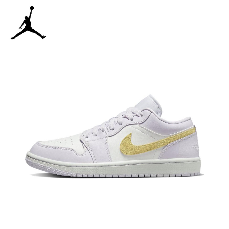 ภาพขนาดย่อ: Original Air Jordan 1 Low "Pony"Pink Blue White Women Classic Shoes Sneakers