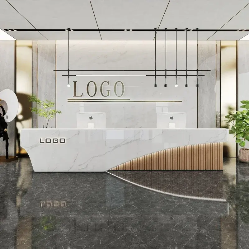 Miniaturbild: Service Counter Office Furniture Companies Desk Executive Customer Hairdressing 