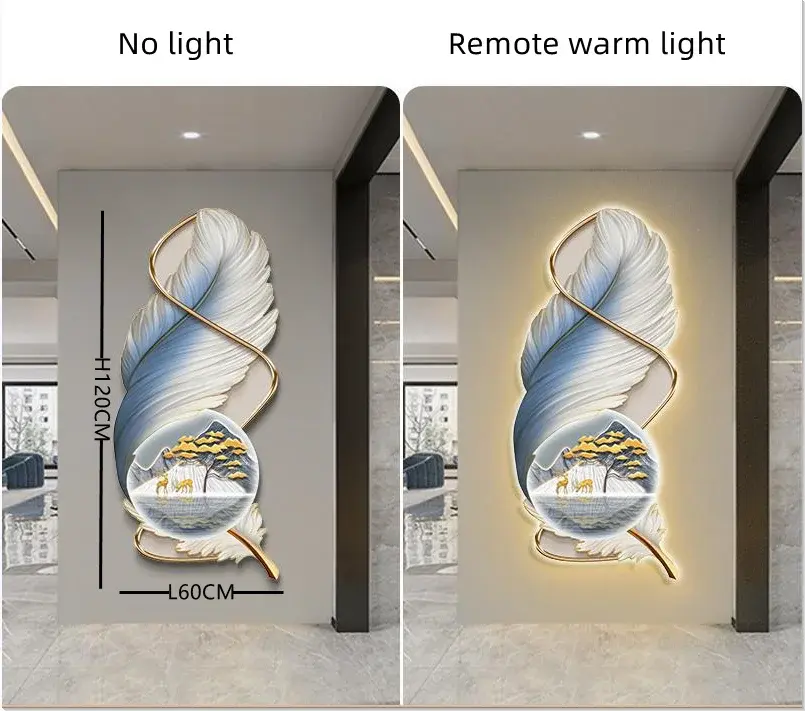 الصورة المصغرة: Modern Creative Wall Decoration Mural Lighting Wall Bedroom Study LED Wall Lamp