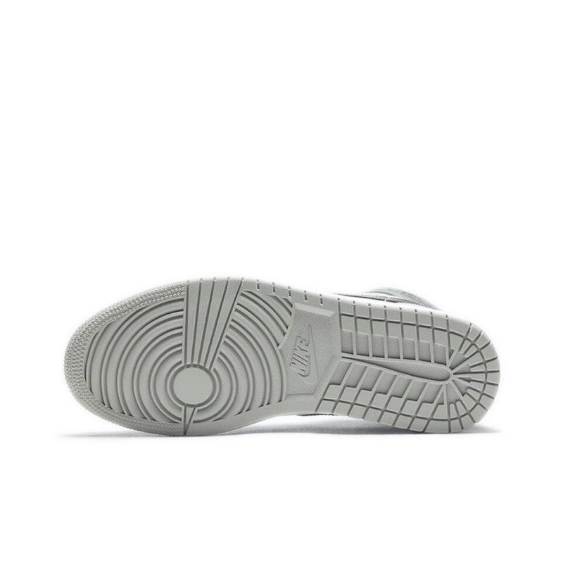 Miniatura: Original Air Jordan 1 Mid "Light Smoke Grey" "Wolf Grey"For Men's Retro Classic
