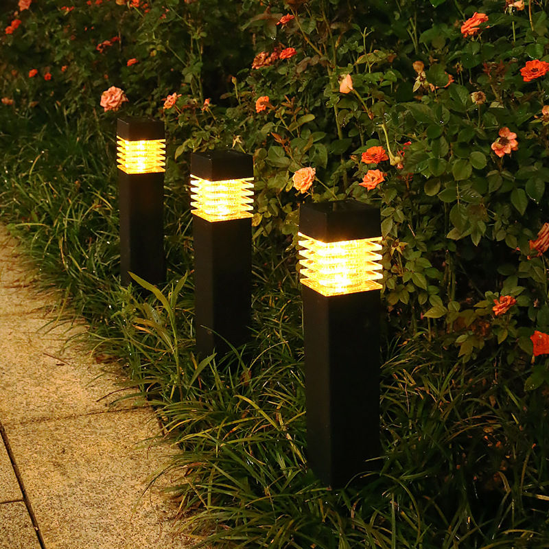תמונה ממוזערת: Garden Lights LED Solar Pathway Lights Outdoor Waterproof Landscape Lighting