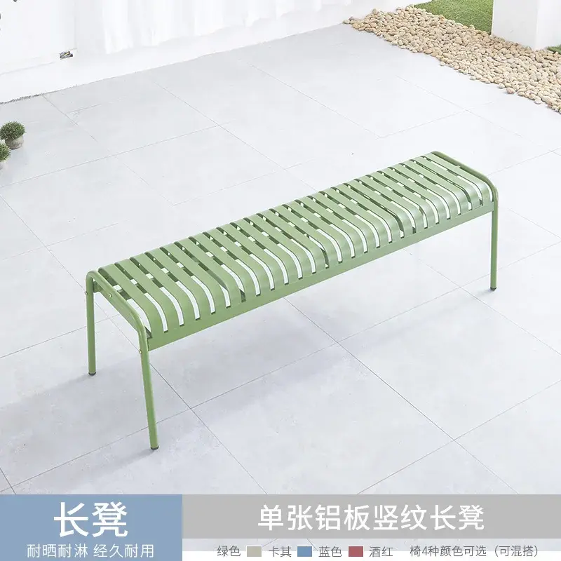 Miniatyrbilde: Iron Table and Chair Courtyard Leisure Yard Outdoor Green Roofs Terrace Balcony