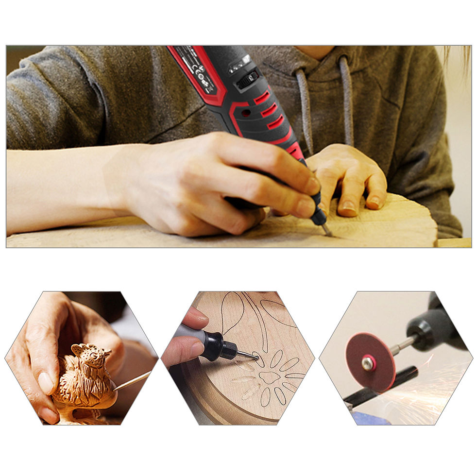 Thumbnail: 400PCS Electric Grinder Accessories Kit Rotary Tool Set Grinding Polishing Kit
