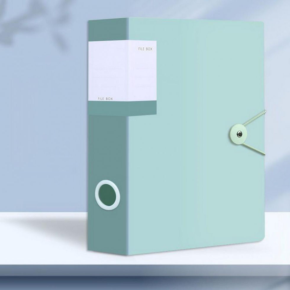 थंबनेल: A4 File Folder Stationery Storage Folder File Folder Large Capacity PVC Insert