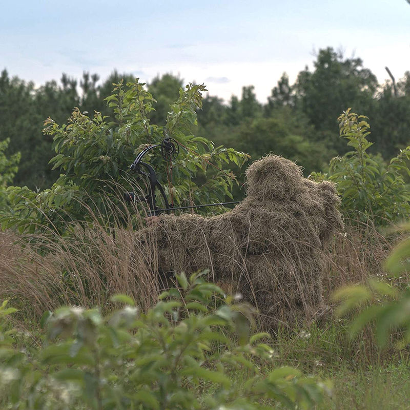 Hình thu nhỏ: Hunting Woodland Ghillie Suit Aerial Shooting Sniper Military Jungle Clothing