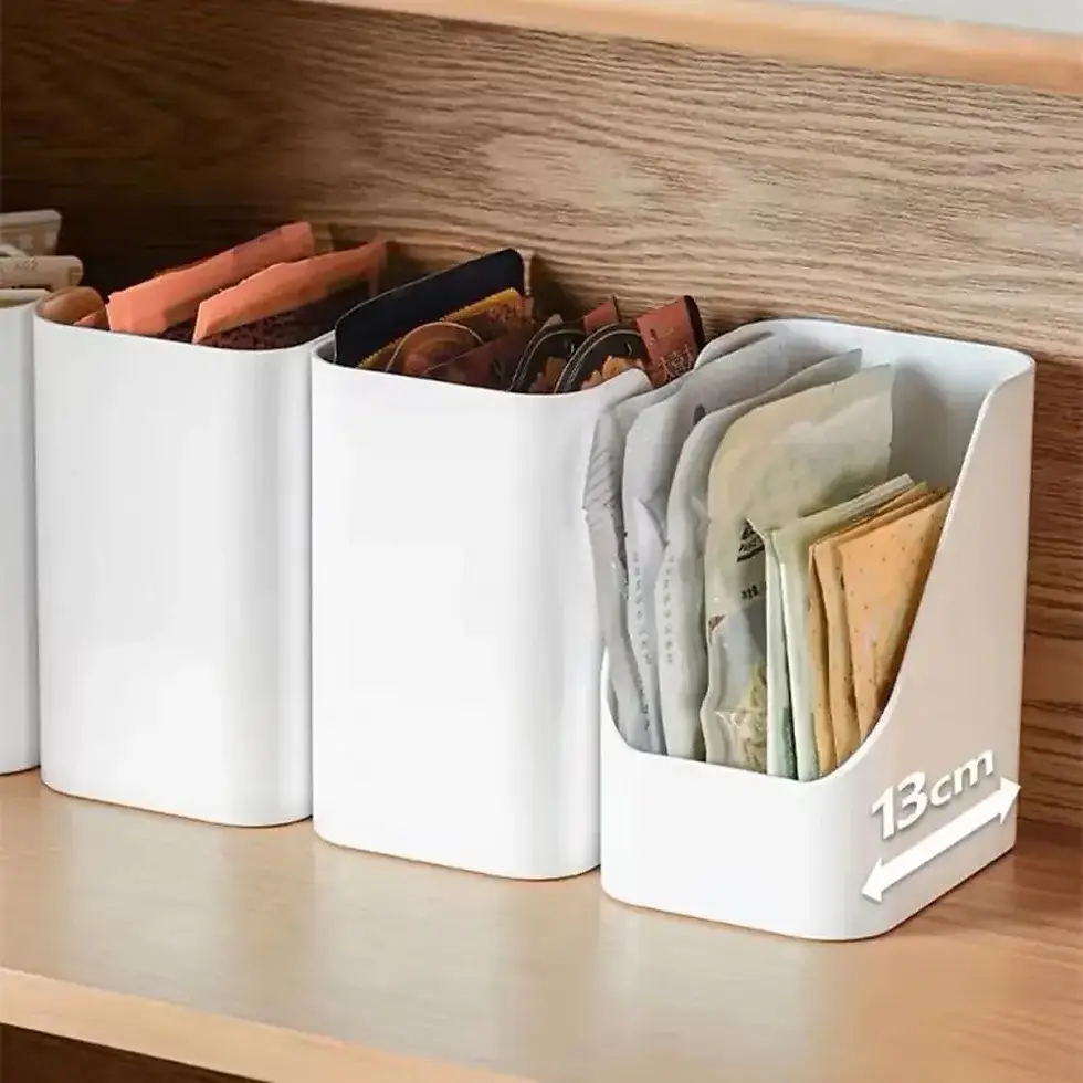 Miniatură: Refrigerator Organizer Bins Fridge Food Sort Storage Box