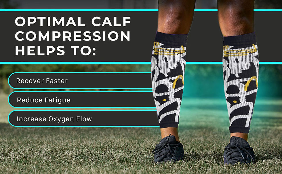 Thumbnail: Compression Sleeve, Sleeves Legs Comfortable Secure Footless Socks Fitness
