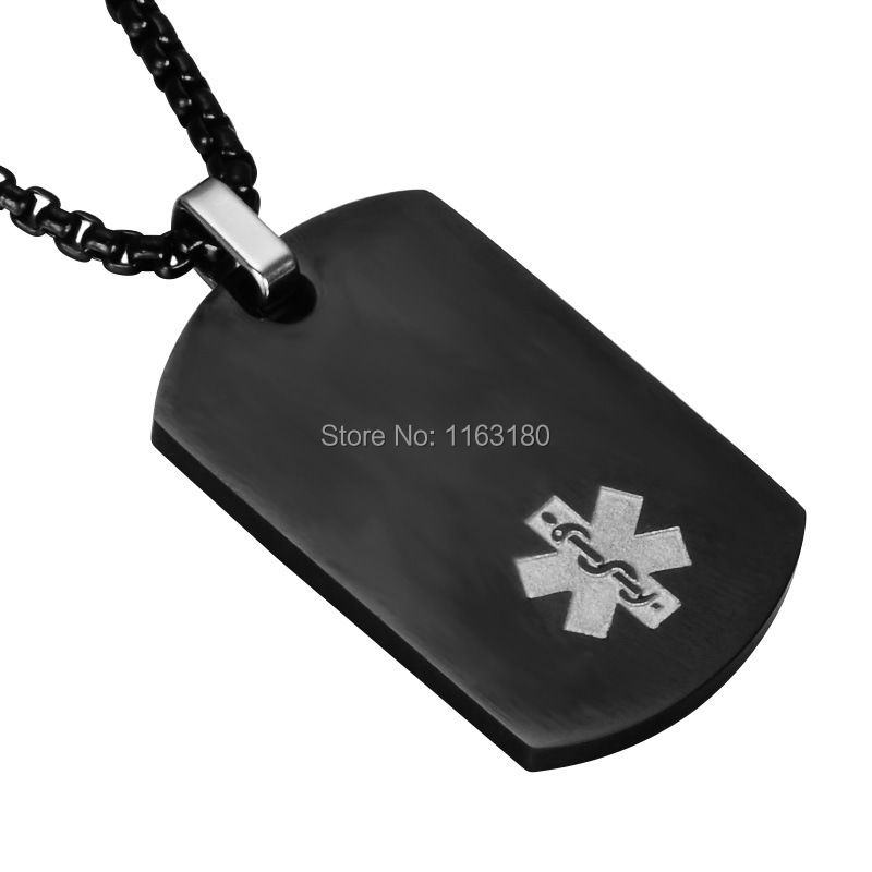 Thumbnail: Military Army ID Wholesale Personalized Stainless Steel Name Blank Dog Tags