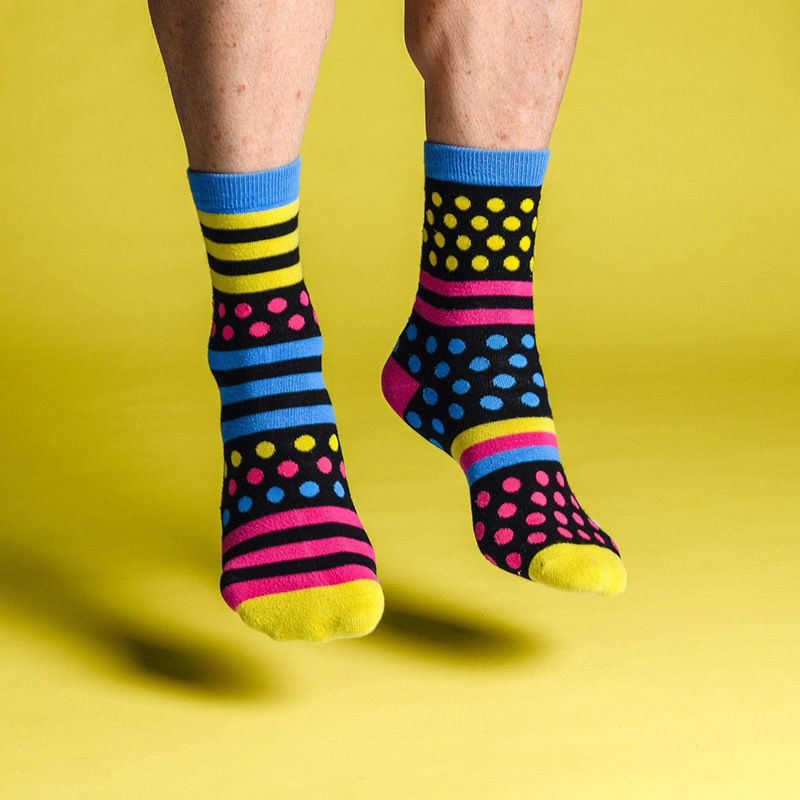 الصورة المصغرة: Design Dot AB Style Cotton Socks Crew Socks Street Chic Creative Gifts 