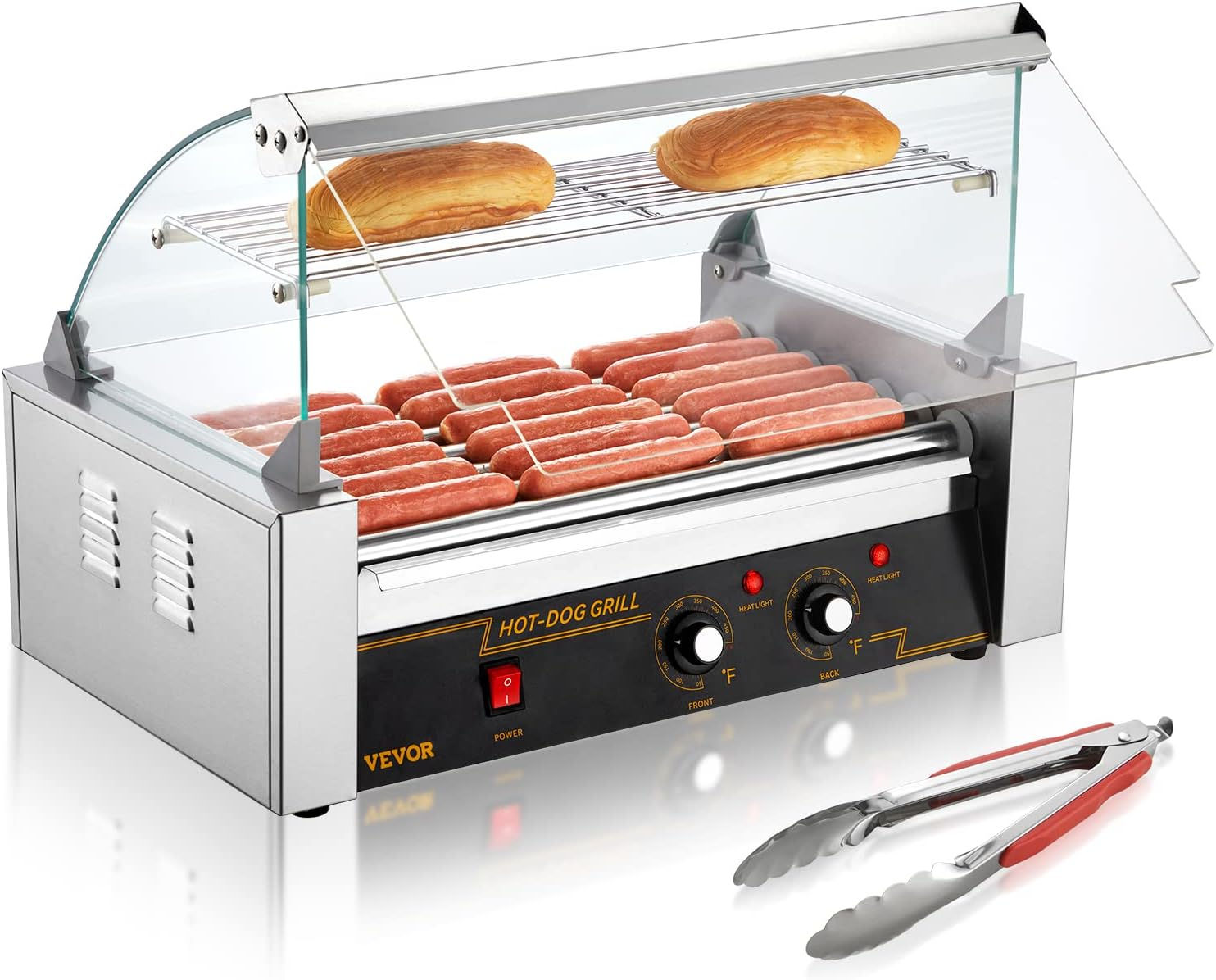 Commercial Hot Dog Roller Electric Sausage Maker Barbecue Grill Machine