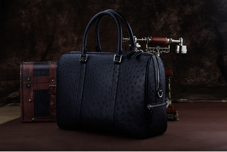 Thumbnail: Men's handbags ouru male briefcase large capacity  