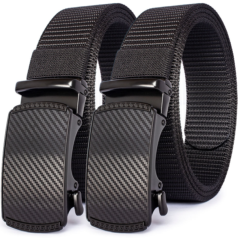 Миниатюра: Nylon Belt Automatic Buckle Luxury Breathable Belt Metal Canvas Belt