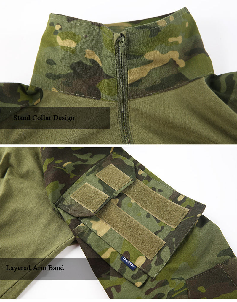 Миниатюра: Gen3 Camouflage Tactical Uniform Set Combat Shirt Pants Suit Hunting Clothes