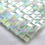 Thumbnail: 11pcs/ lot, 3D Pearl White Iridescent Crystal Glass Mosaic Tile, for DIY Kitchen