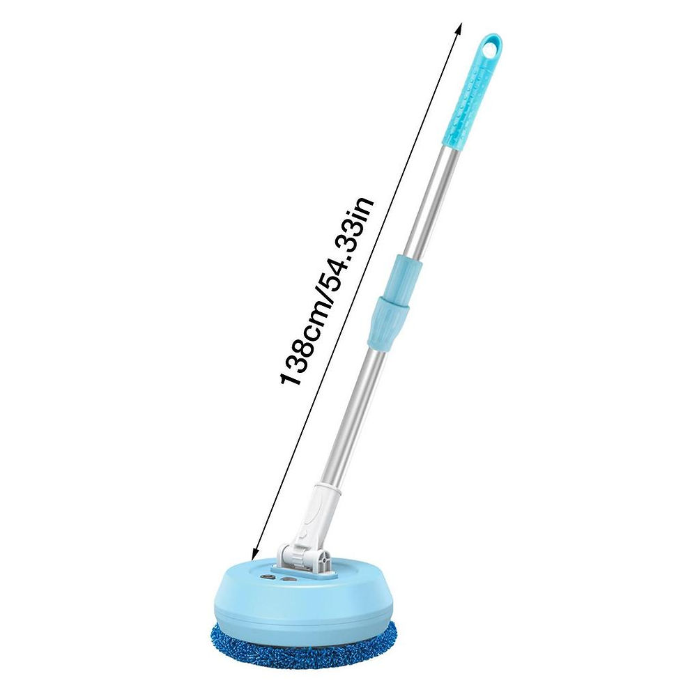 Thumbnail: Electric Mop Round Broom Super Absorbent Floor Cleaner Window Cleaning Tool 