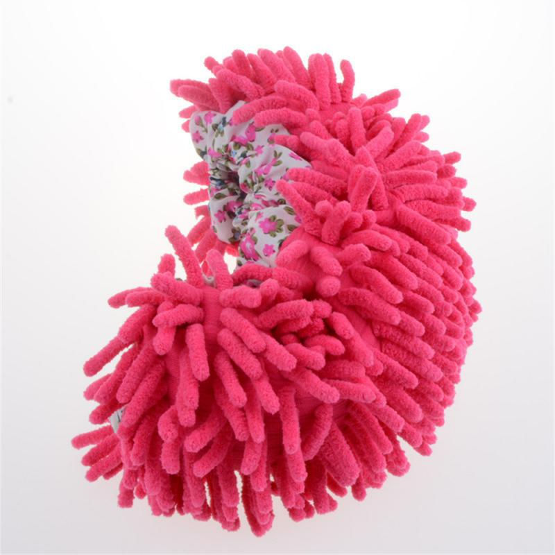 Thumbnail: Dust Mop Slippers Foot Socks Mop Caps Multi-Function Floor Cleaning 