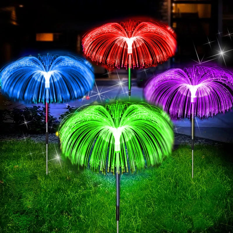 תמונה ממוזערת: Jellyfish Garden Lights Outdoor Waterproof 7 Color Changing Decorative Flowers 