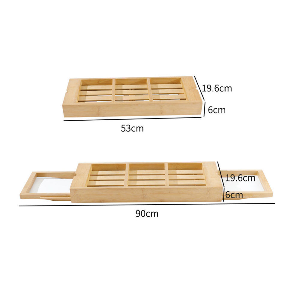 Miniature : Bathtub Rack Bridge Storage Organizer soap Expandable Bath Shelf Bathtub