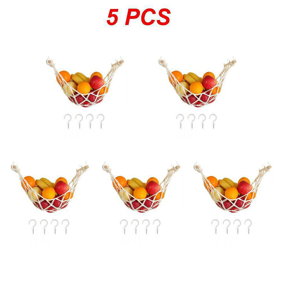 Thumbnail: Fruit Hammock Under Cabinet Storage Net Vegetable Basket Basket 